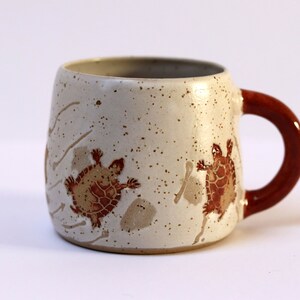 Turtle Mug, Handmade Pottery Mug, Coffee Mug image 6
