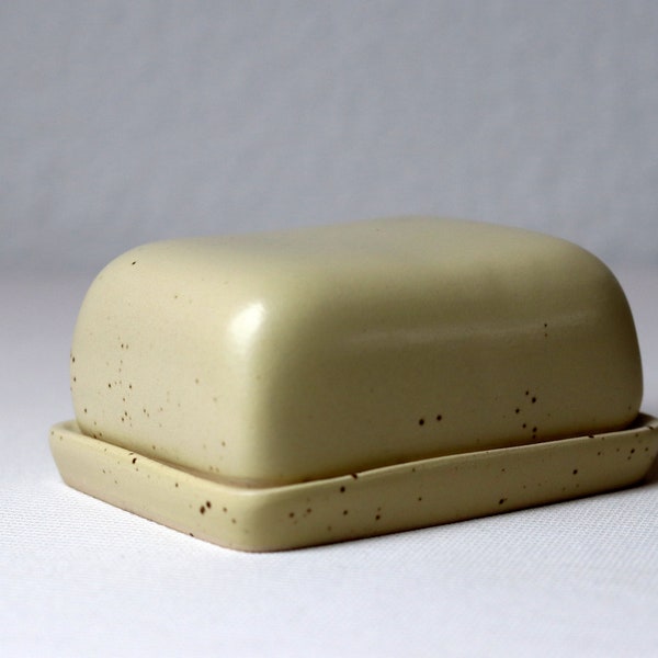 Pottery Butter Dish Etsy