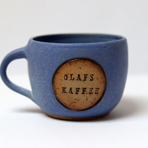 Ceramic Custom Mug, Personalized Coffee Mug, Christmas Gift, Anniversary Gift, Pottery Handmade, Dishwasher Safe
