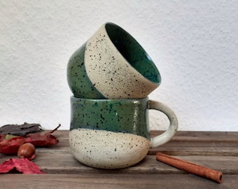 Handmade Mugs Set, Gift for Couple, Custom Coffee Mugs, Anniversary Present, Handmade Pottery