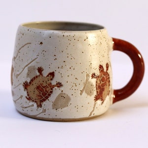 Turtle Mug, Handmade Pottery Mug, Coffee Mug image 7