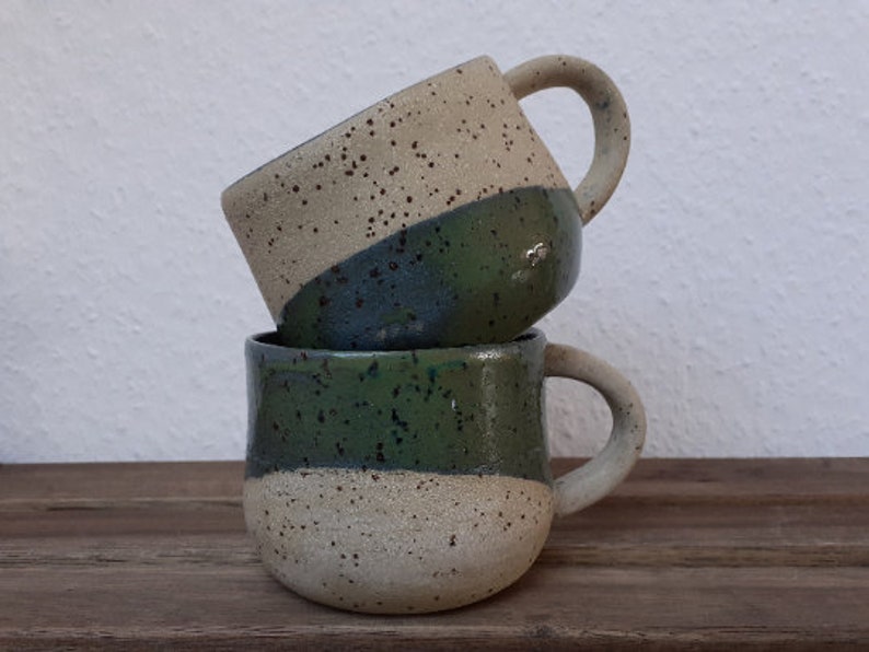 Handmade Mugs Set, Gift for Couple, Custom Coffee Mugs, Anniversary Present, Handmade Pottery image 5