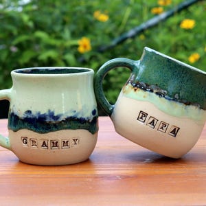 Personalized Coffee Mug Set, Gift for Couple, Anniversary Gifts, His and Hers Mugs