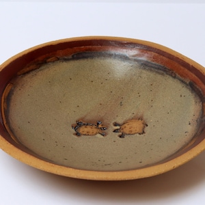 Platos de pasta de tortuga, platos, cerámica hecha a mano, regalo de pareja, regalo de boda, vajilla ensamblada a mano