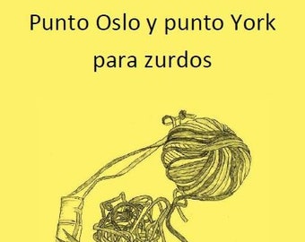 E-booklet: Cómo hacer Nålbinding - Punto Oslo y punto York - para zurdos