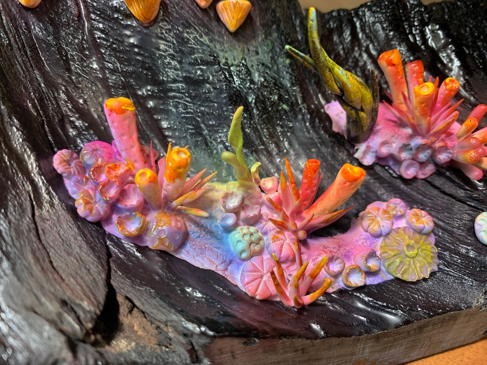 Reef Tank Diorama in Epoxy Resin 20x30x5cm Etsy