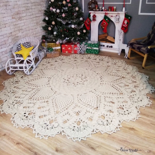 Large Crochet Rug Etsy