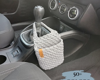 Сar Müllsack - Сute Autozubehör Brille oder Telefon Autohalter Make-up-Organisator Schlüssel Aufbewahrungskorb Auto Mülleimer Benutzerdefinierte Geschenk Auto-Liebhaber