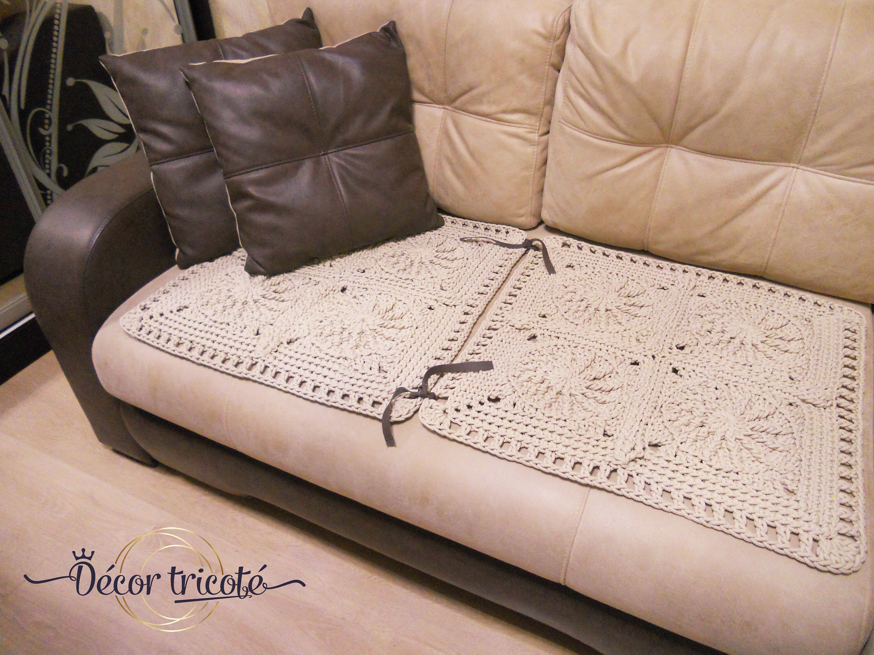 Floor Sofa Runner Plaid Canape Crochet Chair Cover Crochet Etsy