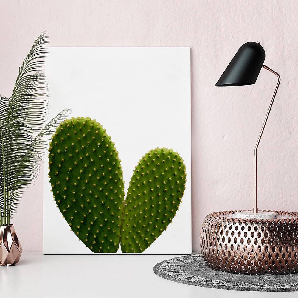 Succulent Plant Print Cactus Poster Cacti Print Etsy