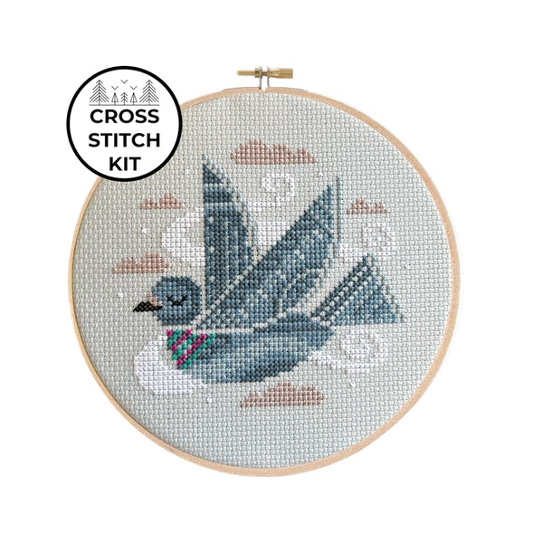 Flying Pigeon Cross Stitch Kit