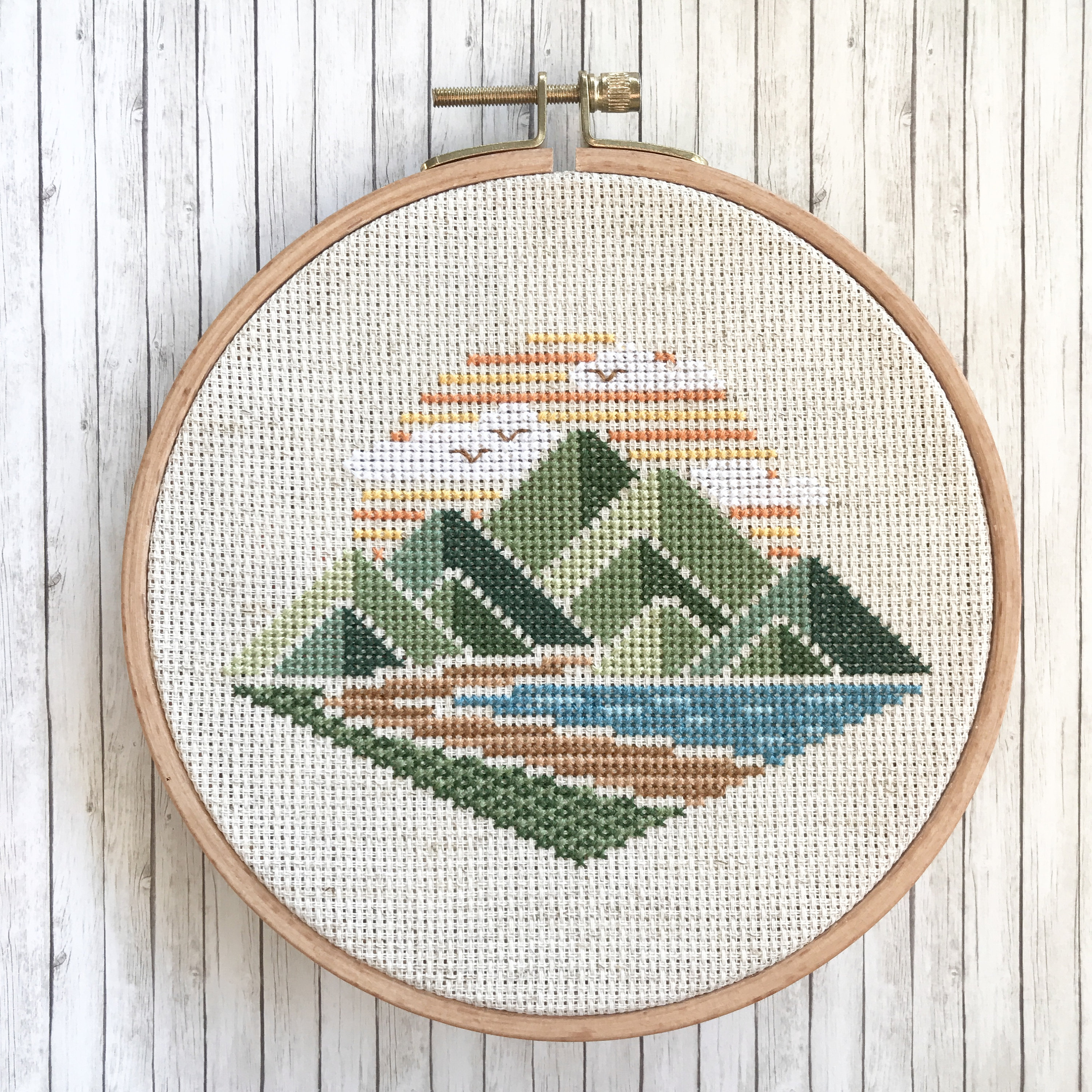 ハイキング トレイル クロスステッチ PDF パターン - Etsy 日本 