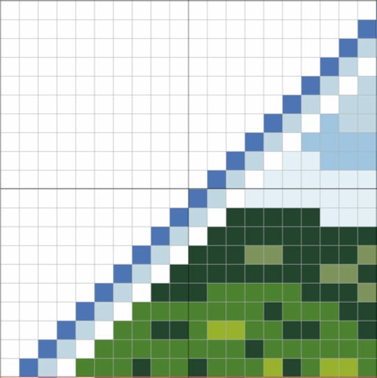 Nova Scotia Coast PDF Cross Stitch Pattern Etsy