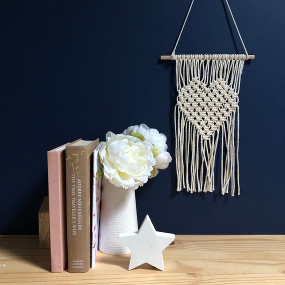 DIY Macramé Kit | Heart Macramé Kit | Macramé for beginners | Mother's Day Gift | Gift for her