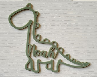 Dinosaur Name Sign | Kids door Sign | Nursery Wall Sign
