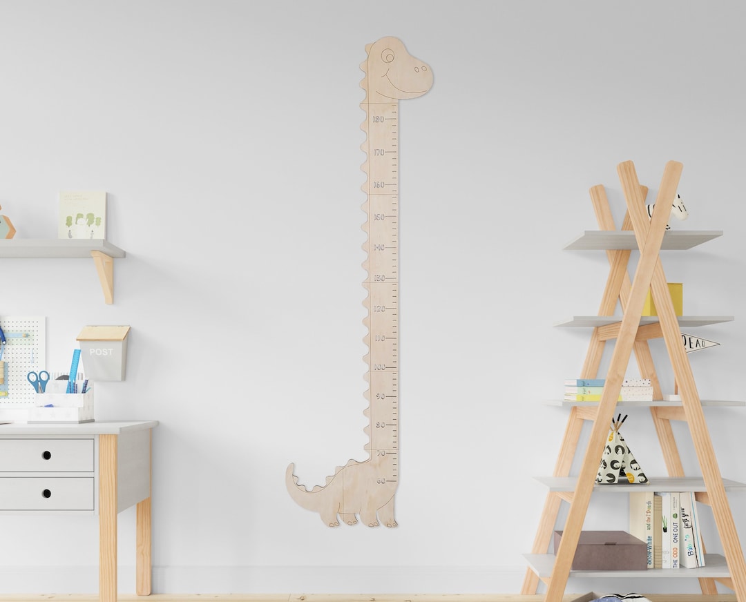 dinosaur-height-chart-wooden-family-growth-chart-dino-height-chart-etsy