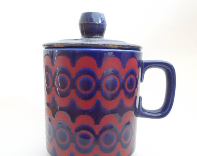 Vintage Hornsea Mug With Cover Flower Hornsea Mug Flower Etsy