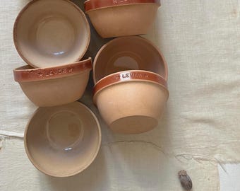 Gien Stoneware Bowls, Set of 10 - French Farmhouse Decor