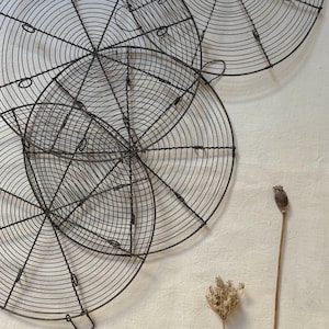 4 French Rustic Baking Cooling Rack.French Wire Cake Cooling Rack.Rusty Cake Cooling Rack.French Farmhouse Wire Rack. Rustic French Kitchen