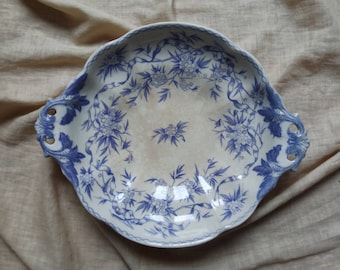 French Vintage Small Dish by Sarreguemines, Model 