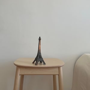 Made in France TALL TWO TONE French Eiffel Tower Souvenir.Vintage Old Icon French Memorabilia.Vintage Bronze Eiffel Tower.Paris Souvenir