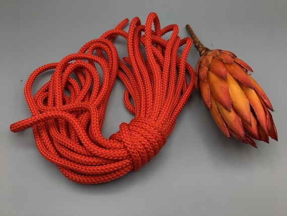 terracotta chunky yarn for knotted jewelry braided crochet cord supplies DIY basket bag project craft supply 5 mm polyester macrame rope