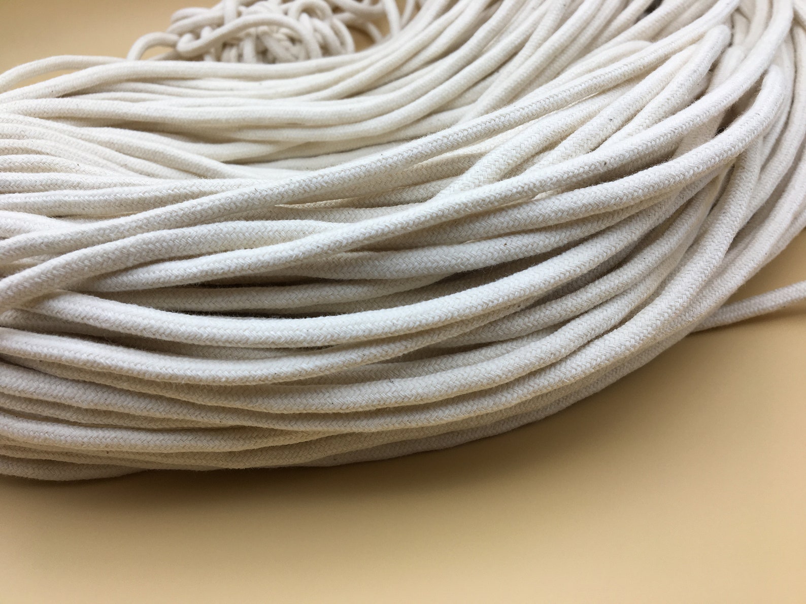 Cotton rope white round cord 5mm jewelry making supplies DIY Etsy
