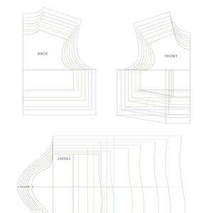 Bunka Childrens Basic Bodice Block