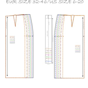 BUNKA Basic Straight Skirt Pattern