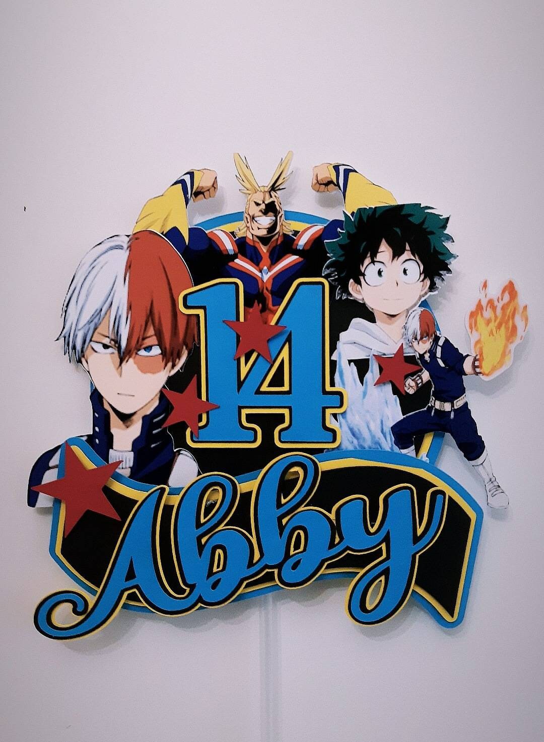 3D MY HERO ACADEMIA Cake topper | Etsy