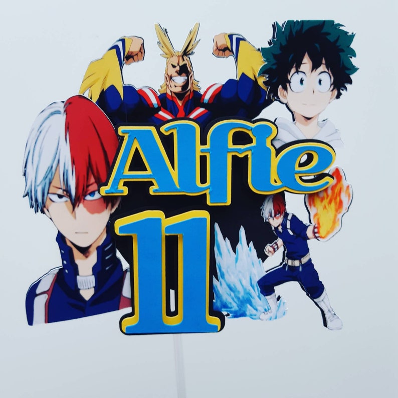 My Hero Academia Cake topper | Etsy