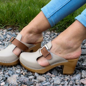 Clogs Swedish Clogs Wooden Clogs Moccasins Leather Sandals Women Clogs ...