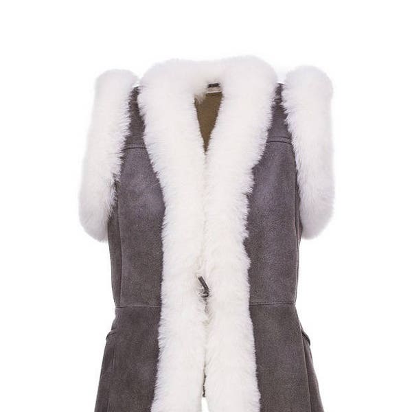 Shearling Vest Etsy