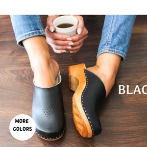 Tamancos suecos Mocassins tamancos de madeira Tamancos femininos Tamancos de couro Tamancos Tamancos femininos Botas Mocassins femininos Tamancos de madeira Tamancos sandálias marrons presente