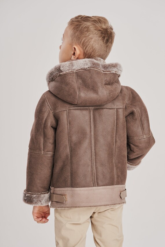 Boys clearance sheepskin jacket