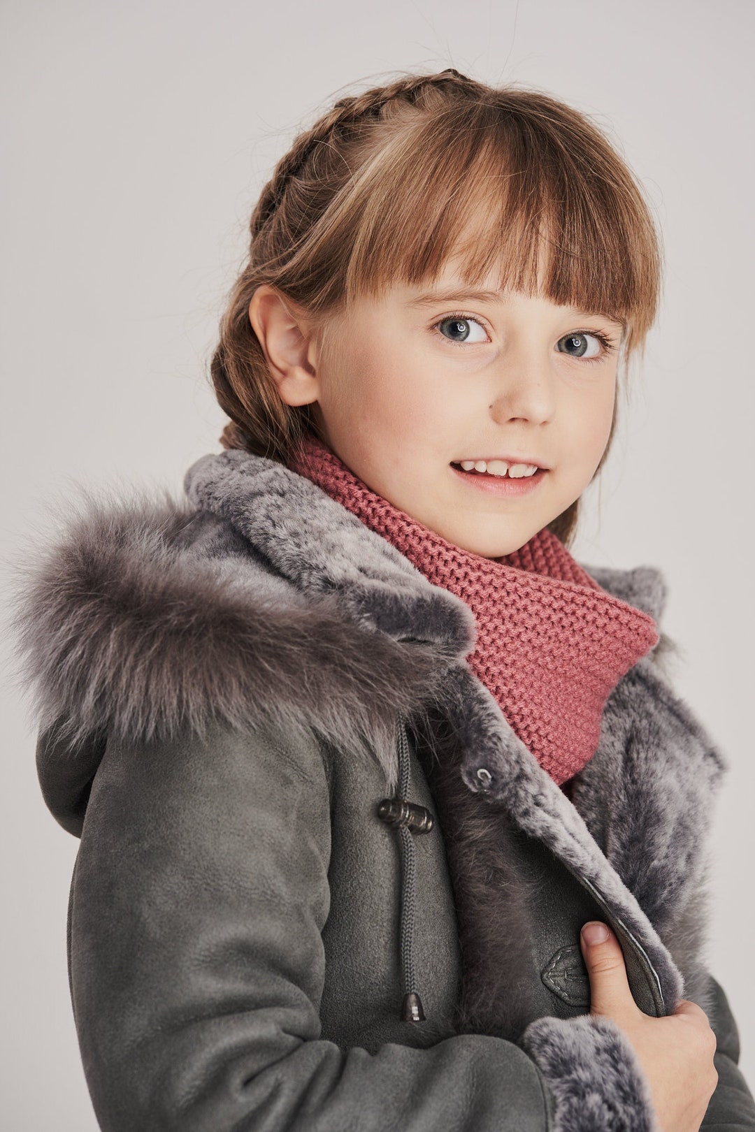 Children SHEEPSKIN Jacket Shearling Coat For Girl Children Jacket Brown children-sheepskin-jacket-shearling-coat-for-girl-children-jacket-brown