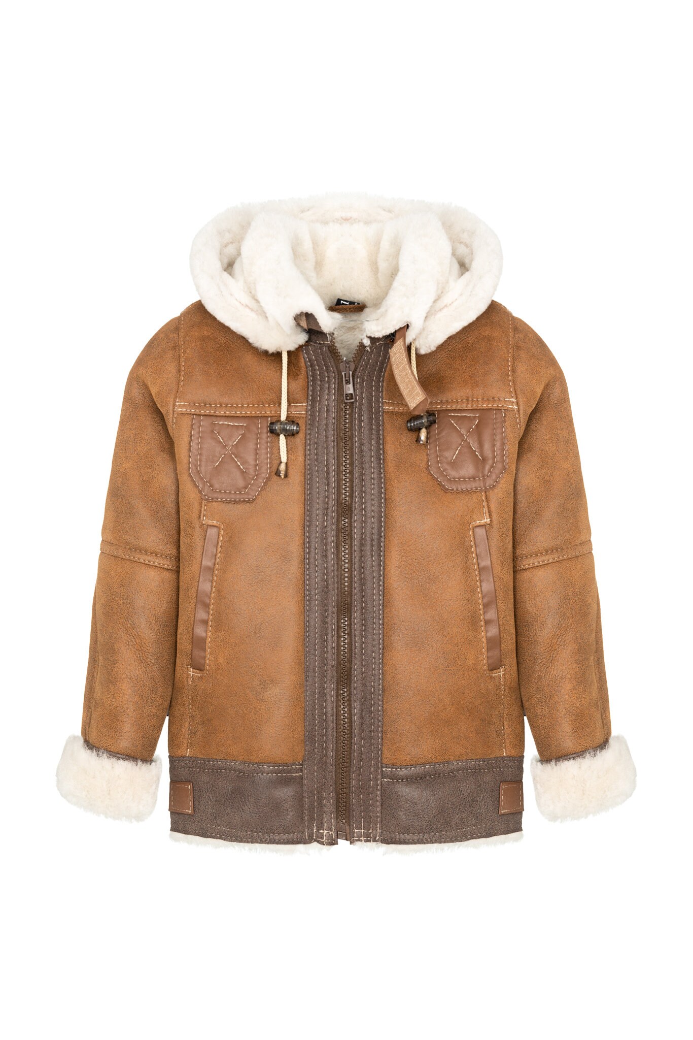 Leather Jacket for Boy Sheepskin Jacket for Children Leather Etsy UK