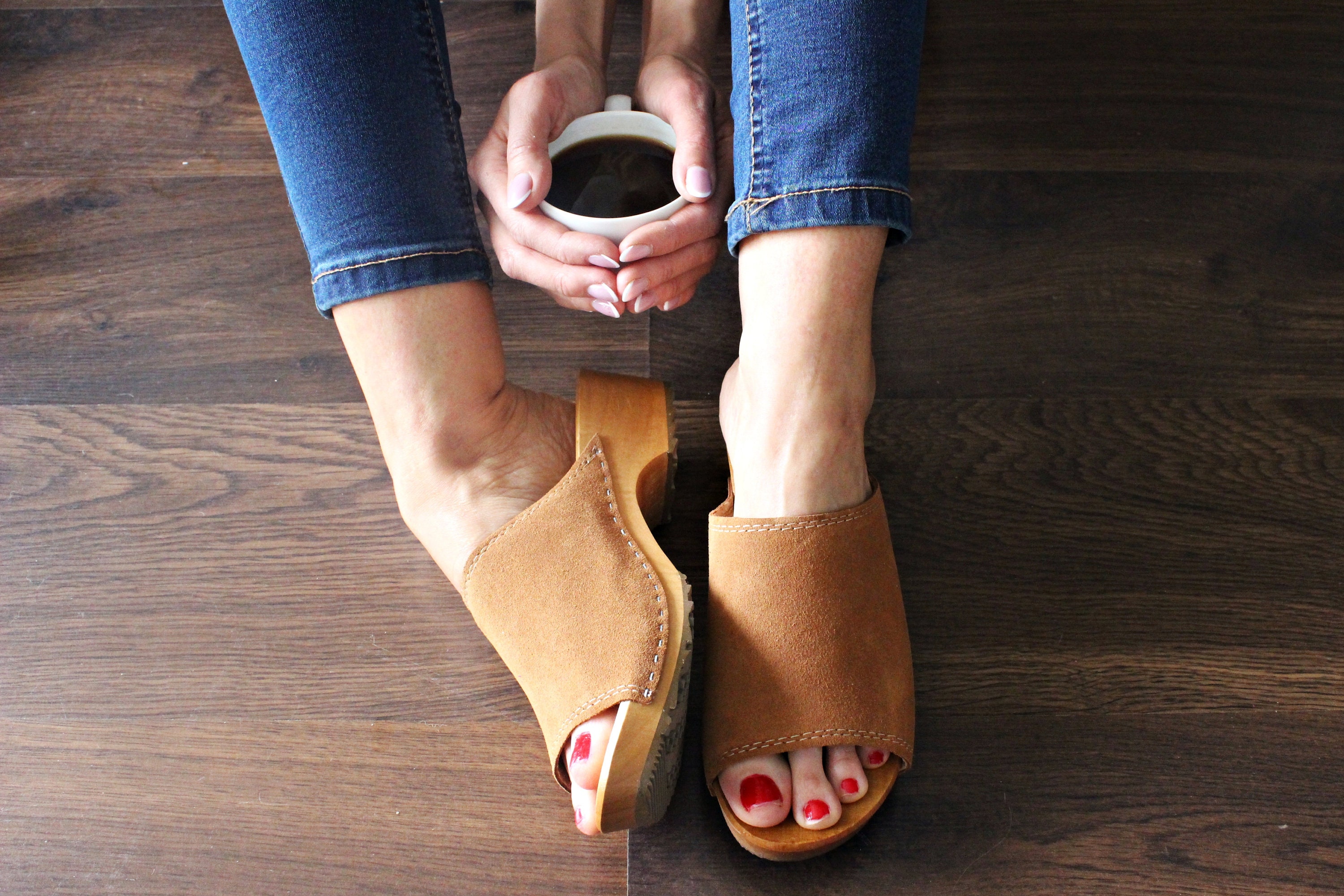 ◆KOMOREBI MUSEUM◆ Unisex Handmade Suede Clog Sandals Stone MUSINSA | KOMOREBI MUSEUM Unisex Handmade Suede Clog Sandals