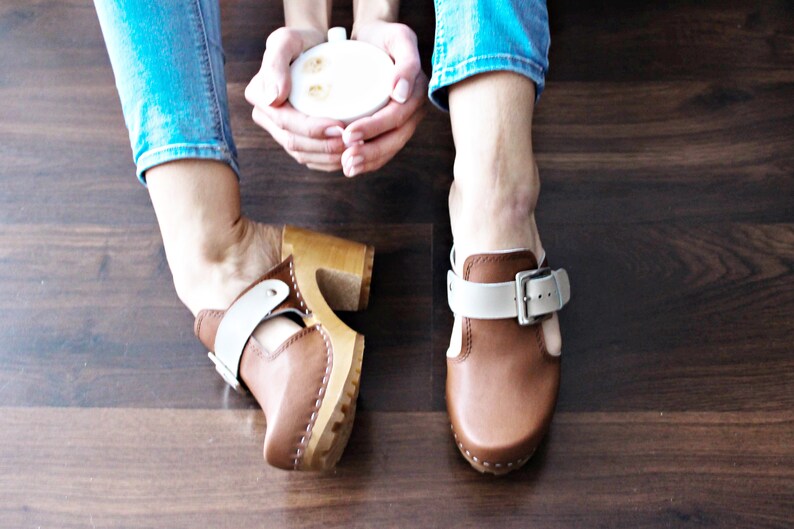 Clogs Swedish clogs wooden clogs moccasins leather sandals women Clogs Swedish clogs wooden clogs moccasins leather sandals women
