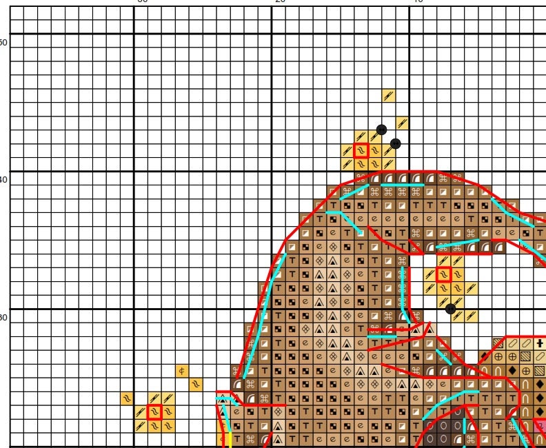 Harry Potter counted cross stitch pattern PDF Magic envelope Etsy