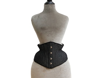 Corset Cincher with steel boning // suitable for waist training //  made in England,  in any colour and size