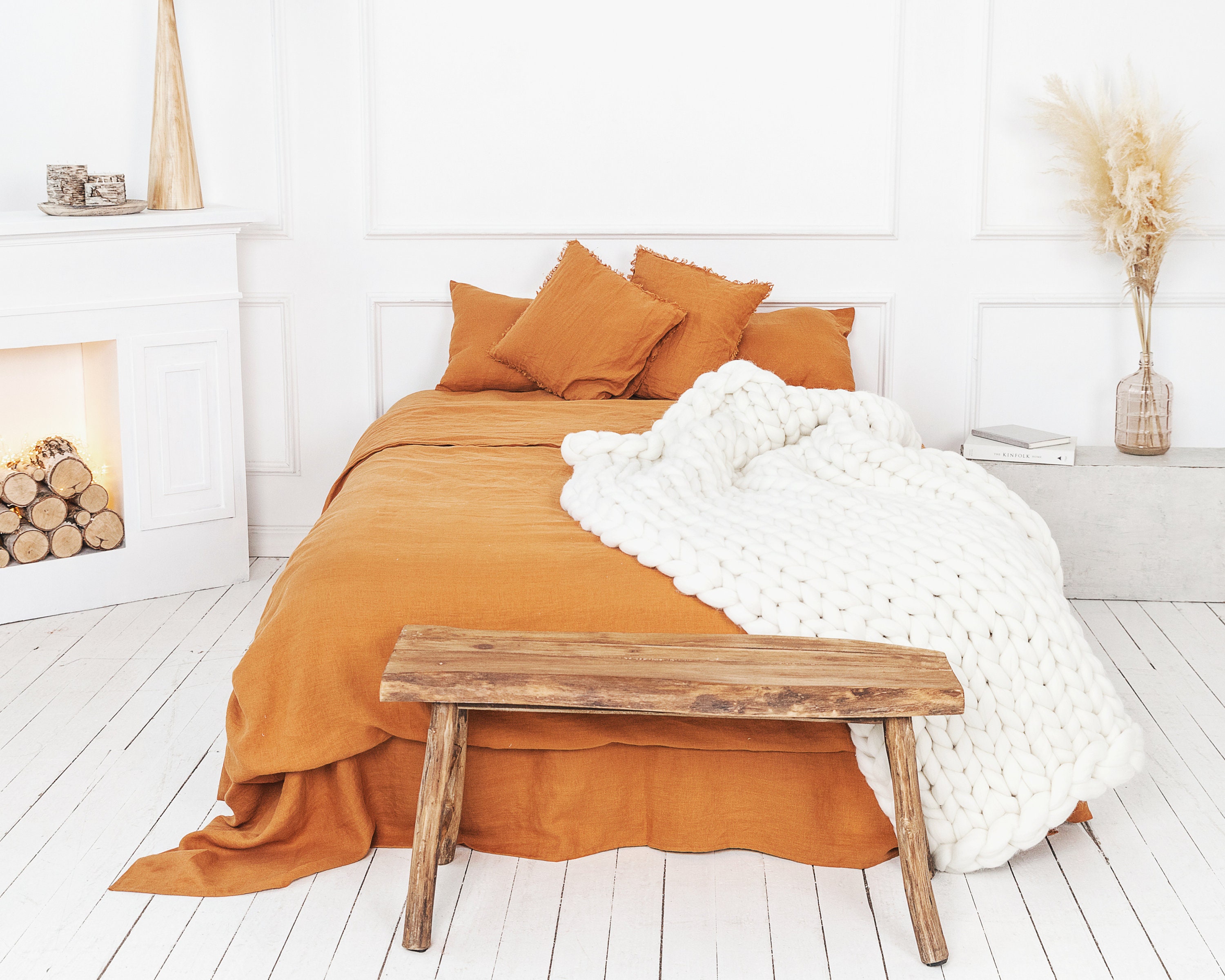 Twin Size Chunky Knit Throw Blanket 39X75 Hand Knitted Chunky | Etsy