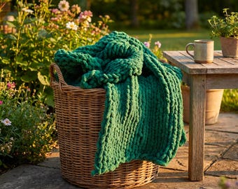 Manta de chenilla de punto grueso, manta suave para sofá, manta para habitación infantil, manta tejida a mano, cubrecama