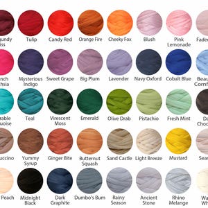 wool yarn color swatch