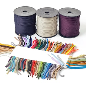 3mm Braided Macrame Cord With Filling For Various Macrame Projects, Polyester Cord, Craft Supplies More Than 70 Colors
