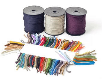3mm Braided Macrame Cord With Filling For Various Macrame Projects, Polyester Cord, Craft Supplies More Than 70 Colors