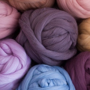 Super soft chunky merino wool yarn