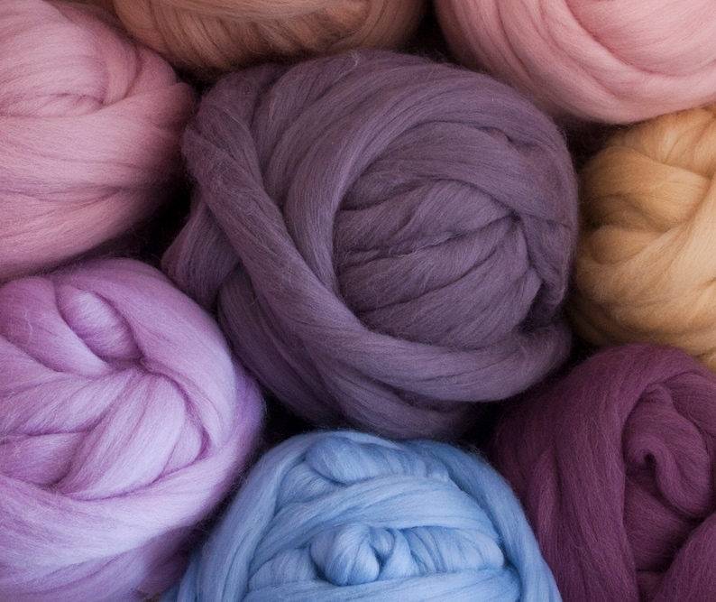 Super soft chunky merino wool yarn