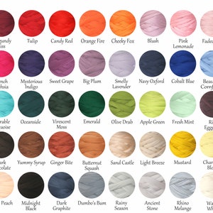 chunky wool colour chart