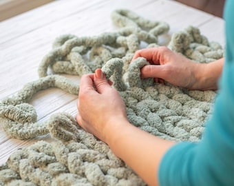 Hilo de chenilla grueso: hilo voluminoso y súper suave para proyectos de tejido a mano